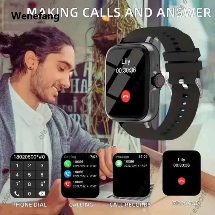 Wenefang%202024%20Smart%20Watch%20For%20Men%20Women%20Gift%20Full%20Touch%20Screen%20Sports%20Fitness%20Portable%20Watches%20Bluetooth%20Calls%20Digital%20Smartwatch%20Wristwatch%20-%20Image%204