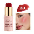 one Productei 3 In 1 Three Dimensional Blusher Stick Long Lasting Waterproof Matte Blush Eyeshadow Lip Universal. 