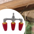 NCANRUI Rotating Nozzle Triple Nozzle Pressure Washer Spare Tip for Deck Floor Window Cleaning Car Wash. 
