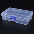 Dustproof Durable Clear Jewelry Storage Case Container Mini Plastic Box Rectangular Box Translucent Box Packing Box Storage Box Junna. 