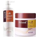Karseell Shampoo and Hair Mask Set Deep Treatment Argan Oil Coconut Protein Herbal Collagen Keratin Sulfate Free for Dry or Damaged Hair 16.90oz 2PCS. 