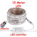15 Meter RGB Multicolor LED Strip Light Rope Light With Remote Change Controller Waterproof Strip By Bijulipasal. 