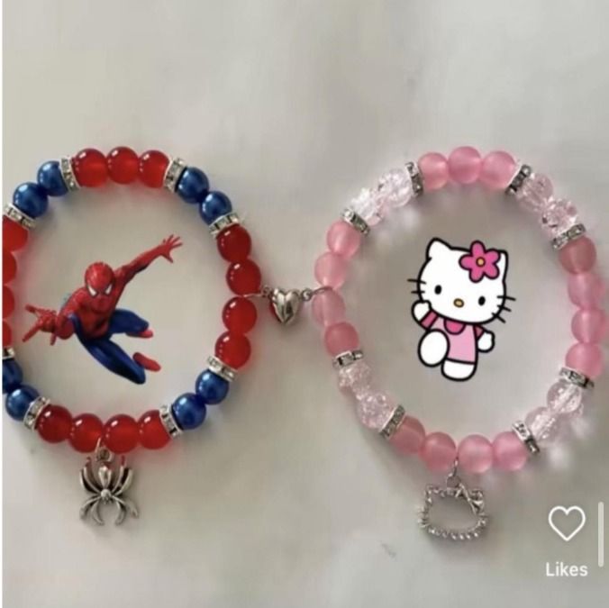 Masala%20Beads%20Spider%20And%20Kitty%20Charm%20Friendship%20Couple%20Lover%20Bracelet%20With%20Conjoined%20Two%20Heart%20Shaped%20Magnetic%20Stone%20Matching%20Magnet%20Bracelet%20-%20Image%202
