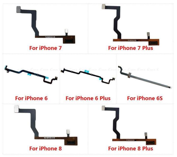Home Touch ID Button Main Board Flex Cable Fibbon For iPhone 6S - Main Image