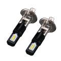 FORIDE 4X H1 6000K Super Bright White 6000LM DRL LED Headlight Bulb Kit High-Beam. 