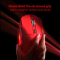 LANGTU M8 Wireless Gaming Mouse Red 1000mAh Rechargeable Lightweight Bluetooth 2.4G Wired Mouse 12000DPI 1000Hz Type-C Gaming Mouse for PC Laptop. 