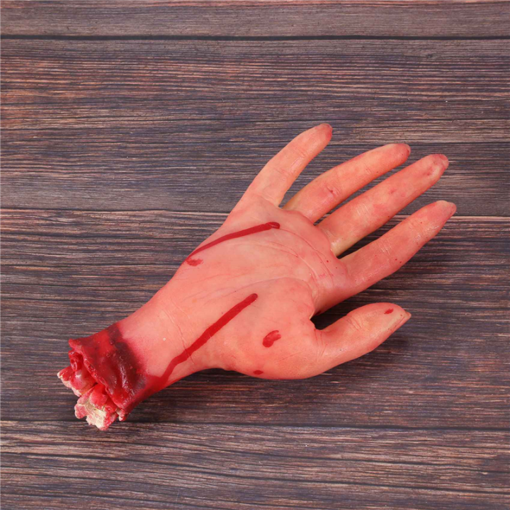 Bloody%20Horror%20Halloween%20Prop%20Fake%20Severed%20Life%20Size%20Arm%20Hand%2019%20x%2010.5cm%20-%20Image%204