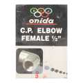 Onida C.P. Elbow Female 1/2". 