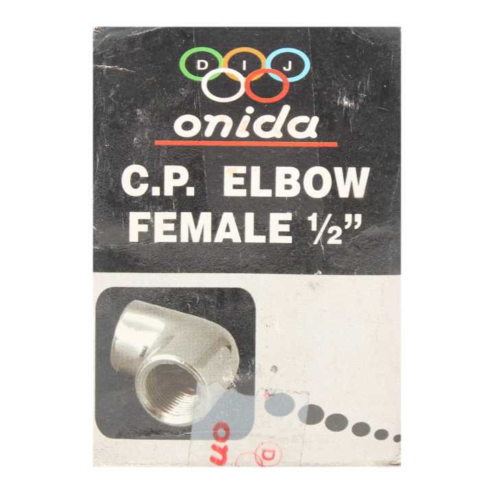 Onida C.P. Elbow Female 1/2"