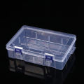Transparent Plastic Storage Box For Small Component Jewelry Tool Box Bead Pills Organizer Nail Art Tip Case Container. 