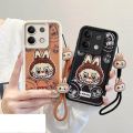 Uonevic ubu Ka Cartoon Lab 3D Cute 3027RA23021R 23021M NoteFor Xiaomi Red 12 4GRAAEG Hot Selling AA2Y 2D4I 23028RA60L Phone Case pibara Drop Resistant Case with Lanyard. 
