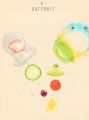 Nechibaby- Baby Fruit Feeder Pacifier Teething Toys Fresh Food Feeder Infant Fruit Teething Toy Silicone Pouches for Toddlers Kids Boy Girl. 