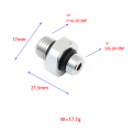 ZOROOM 2X 7/16-20UNF to 3/8-24UNF Threaded Male Quick Adapter Diving Computer Watch High and Low Pressure Adapter. 