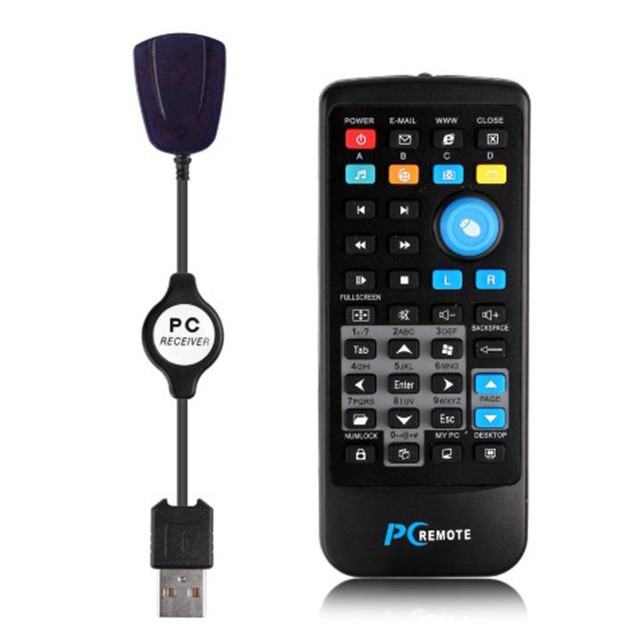 Wireless Ir Controller Pc Computer Remote Control Usb Media Center Fly Mouse Usb Receiver
