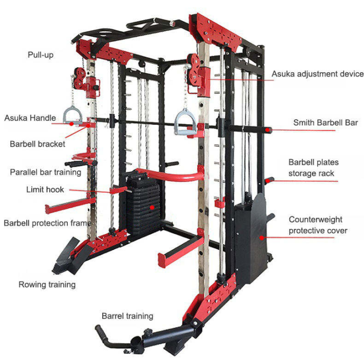 Smith%20Machine%20Squat%20Rack%20Bench%20Press%20Barbell%20Gantry%20Multi-Functional%20Comprehensive%20Trainer%20Commercial%20Household%20-%20Image%202