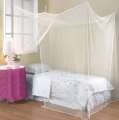 1pcs Moustiquaire White Four Corner Post Student Canopy Bed Mosquito Net Netting Queen King Twin Size Moistiquaire De Lit. 