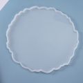 JINMY 2X DIY Crystal Epoxy Mold Compote Swing Table Round Lace Coaster Table Decoration Silicone Mold. 