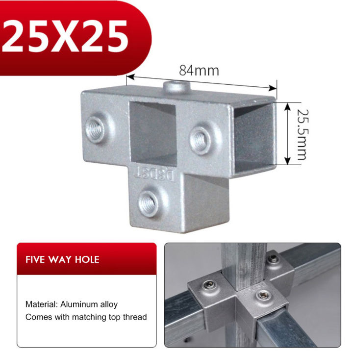 New%20Aluminum%20Alloy%20Square%20Tube%20Fixed%20Pipe%20Clamp%20Connector%20Accessories%20Three-way%20Square%20Storage%20Rack%20-%20Image%202