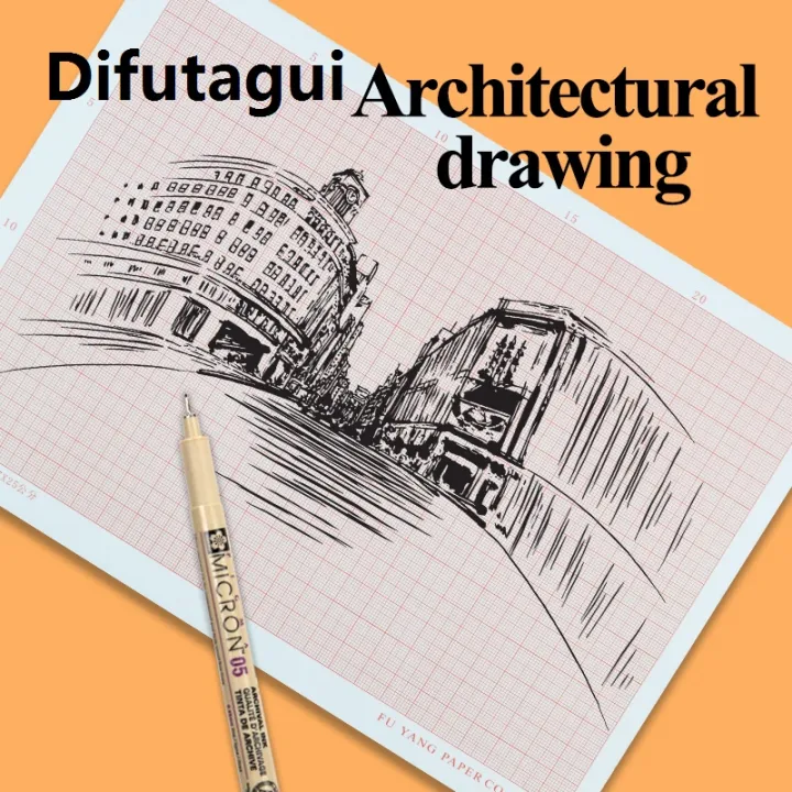 Difutagui%20Portable%20Standard%20A4/A3/A2%20Calculation/Graph/Logarithmic/Coordinate%20Orange%20Grid%20Paper%20K-line%20Drawing%20Paper%20Student%20Manuscript%20Drafting%20-%20Image%205