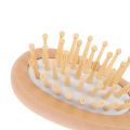 Soft Baby Hair Brush Comb Set For Newborn Wooden Handle Head Comfort Massager. 