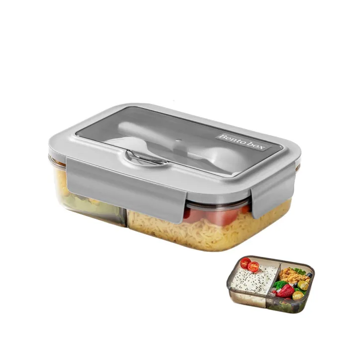 Container%20Plastic%20Microwave%20Plus%20Cutlery%202/3%20Compartment%20Lunch%20Box%20with%202025%20New%20Spoon%20and%20Fork%20Leak%20Proof%20Lunch%20Heat%20Tolerance%20Picnic%20Box%20Worker%20-%20Image%209