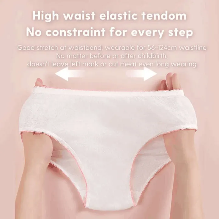 100%25%20Cotton%20Breathable%20Plus%20Size%20Womens%20Disposable%20Underwear%20/%20Maternity%20Panties%20-%20Image%207