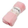 Pink Velvet Face Towel. 