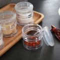 Dustproof Acrylic Seasoning Jar Practical with Spoon Anti-slip Sugar Pots Transparent Bowl Sugar for Kitchen. 