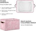 1 Pcs Fabric Storage Box Sturdy Storage Bins Laundry Baskets for Shelves Closet Nursery Toy. 