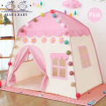 Kids Castle Tent - Indoor/Outdoor Game House, Portable Folding Dream Play Tent for Girls and Boys with Carry Bag (Without Cotton Ball Lamp). 