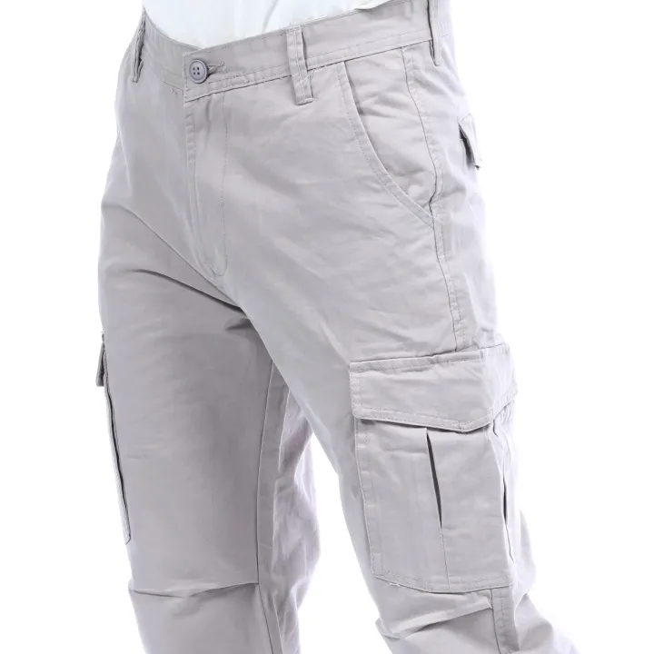 Off%20White%20Color%20Cotton%20Side%20Pocket%20Design%20Cargo%20Pant%20For%20Men%20-%20Image%204