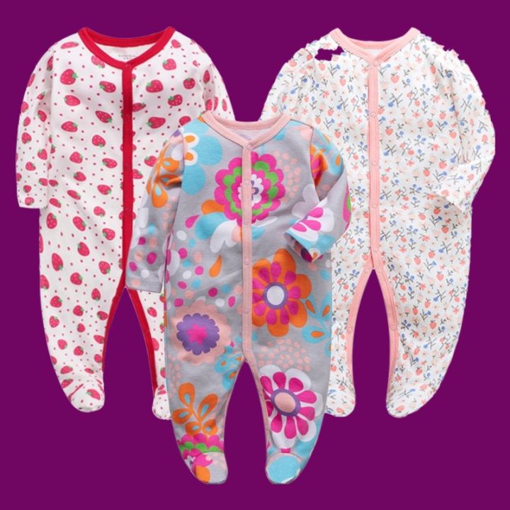 3%20pcs%20Newborn%20Baby%20Boys%20Girls%20Jumpsuit%20Button%20Solid%20Romper%20Ribbed%20Bodysuit%20Sleeper%20Infant%20Outfits%20Clothes%20-%20Image%202