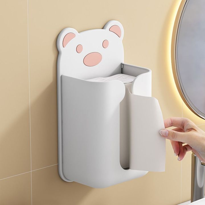 1pcs%20Creative%20Removable%20Multifunctional%20Adhesive%20Tissue%20Tissue%20Box%20Mask%20Storage%20Box%20Wall%20Mounted%20-%20Image%203