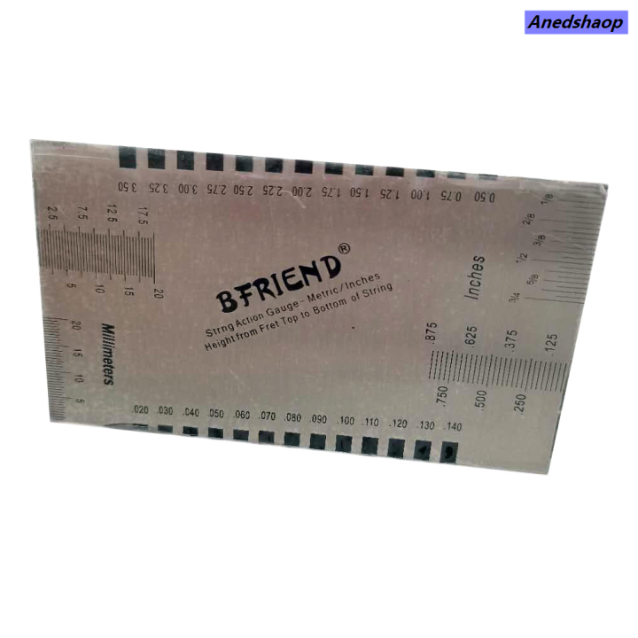 Aktion Ruler Anedshaop String Action Ruler Gauge,Guitar Repairing Tool for 2025 ...