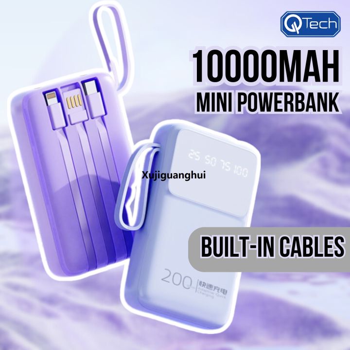 Xujiguanghui%20Q130%2010000mAh%20Mini%20Powerbank%20with%20Built-in%204%20Cables%20Power%20Display%20%7C%20Compact%20Design%20with%20LanySpecial%20ard%20%7C%20Stylish%20Portable%20Powerbank%20by%20Qtech%20%7C%20Fast%20Charging%20for%20Android,%20iPhone%20Other%20Devices%20-%20Image%202