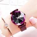 Luxury Women Watches Ladies Magnetic Starry Sky Clock Fashion Diamond Quartz Wristwatches. 