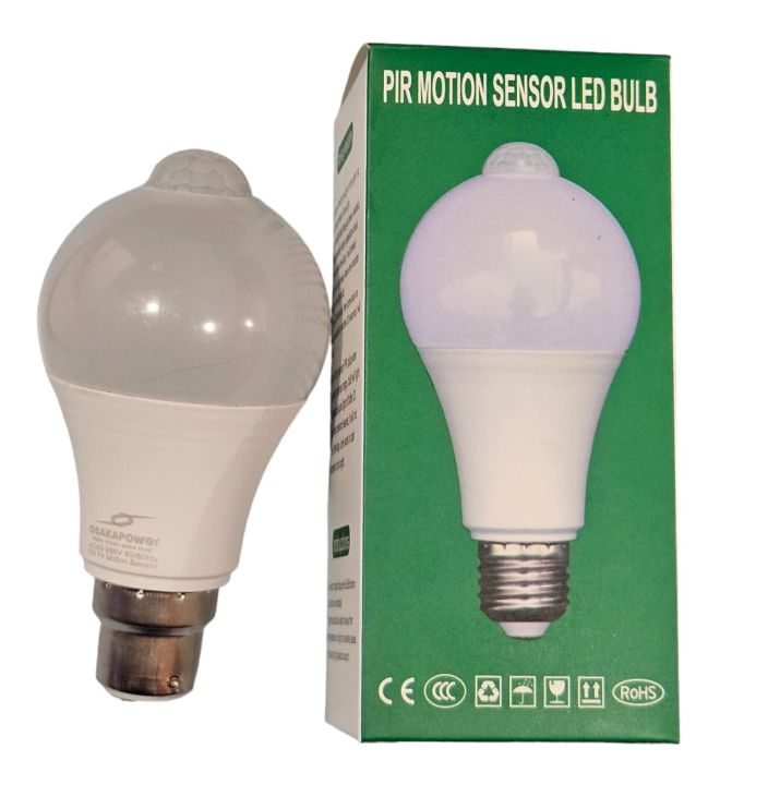 Osaka 7 Watt Pir Motion And Daylight Sensor LED Bulb- B22 Whiite