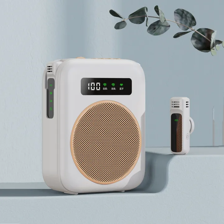 Voice%20Amplifier%20Wireless%20Lavalier%20Lapel%20Microphone%20for%20Classroom/Yoga/Conference%20Recording%20Microphone%20Beige%20-%20Image%208