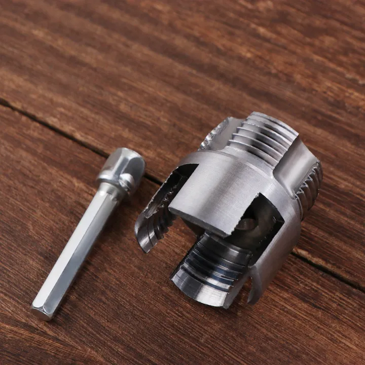 Pipe Treader Work Adjustable Inch Pipe Threader Internal External Multi-Use Pipe Tapping ...