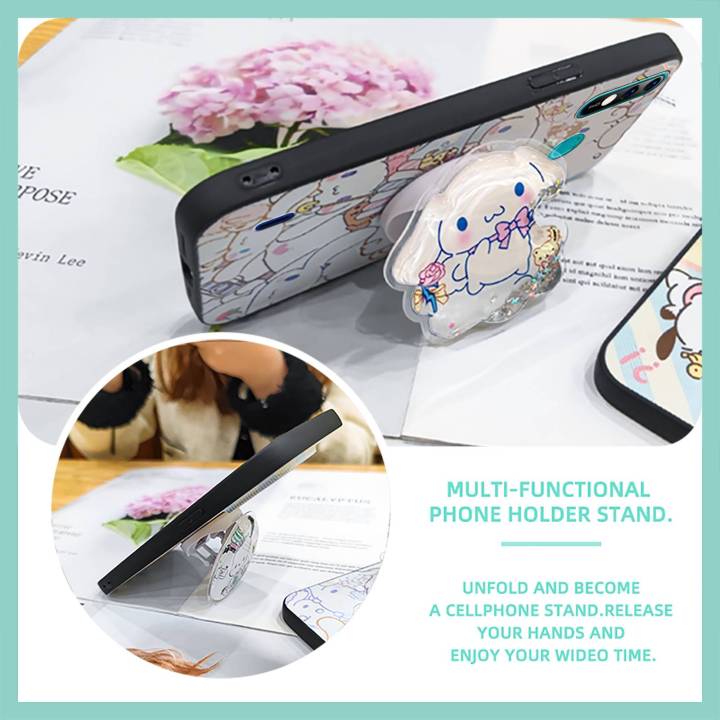 Glitter%20Waterproof%20Phone%20Case%20For%20Itel%20A56/A56%20Pro%20Back%20Cover%20drift%20sand%20Simplicity%20Cute%20Kickstand%20Durable%20protective%20-%20Image%202