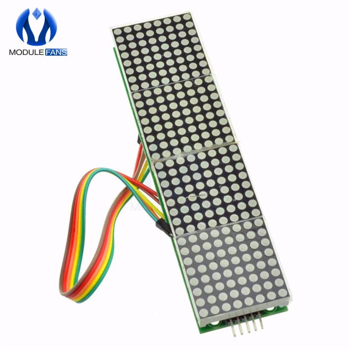 MAX7219%20LED%20Microcontroller%204%20In%201%20Display%20With%205P%20Line%20Dot%20Matrix%20Control%20Module%20for%20Arduino%208%20x%208%20Dot%205V%20Common%20Cathode%20-%20Image%202