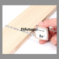Difutagui 1Meter Keyrings Mini Steel Tape Measure Compatible for Convenient High Quality Length Monitoring Pocket Portable Compact Carry Around. 