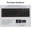Full Coverage Computer Silicone Dustproof Protective Film Keyboard Cover Keypad Protector Skin for Desktop PC. 