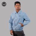 Wraon Light Blue Stretchable Denim Bomber Jacket For Men - Fashion | Jackets For Men | Men's Wear | Denim Jackets |. 