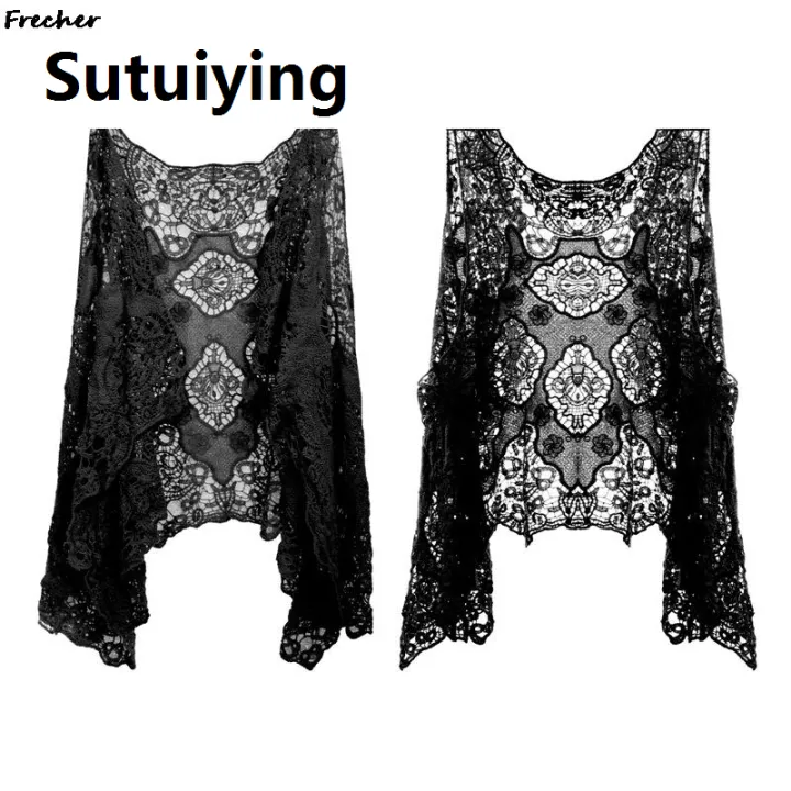 Sutuiying%20Luxury%20Special%20Offer%20Summer%20Women%20Lace%20Cardigan%20Gothic%20Shirt%20Coat%20Mesh%20Shawl%20Sun%20Protection%20Clothing%20Jacket%20Boho%20Tops%20Beach%20Party%20Sunscreen%20Outwear%20-%20Image%203