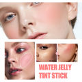 Kuying Fashion EELHOE Fruit Jelly Powder Blusher Lazy People Lip Gloss Stick Even Skin Highlight Blush Face Makeup Easy to Apply Lipstick. 