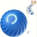Intelligent Jumping Ball - Electric Rechargeable Pet Toy for Cats and Dogs - Self-Rolling Smart Motion Ball with Gravity Jumping Technology. 