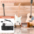 4-Band EQ Equalizer Piezo Pickup for EQ-7545R Pre-Amp Acoustic Guitar Preamp Amplifier Tuner. 