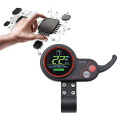 LH100 LCD Display Dashboard Throttle Meter 24V-60V for Electric Scooter Ebike LCD Display Speedometer Replacement Parts Accessories (6PIN). 