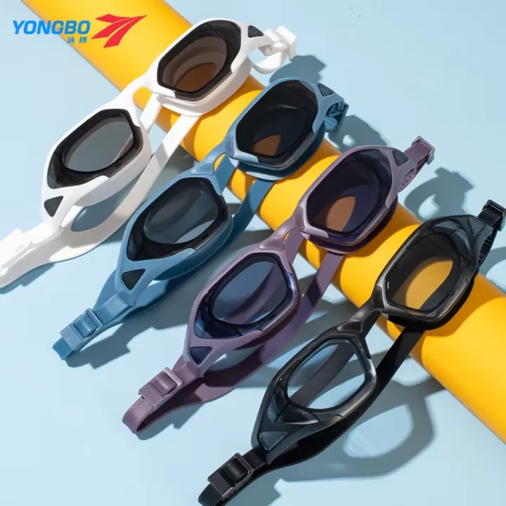 Yongbo%20Hydrodynamic%20Silicone%20Soft%20Wide%20Lens%20Dual%20Strap%20Interchangeable%20Nose%20Bridge%20Size%20Unisex%20Swimming%20Goggles%20-%20Image%204